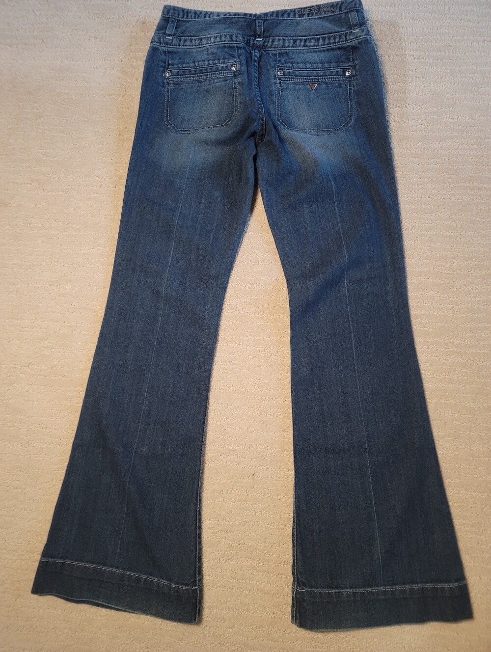 Guess Women's Flared Jeans in Dark Blue Wash